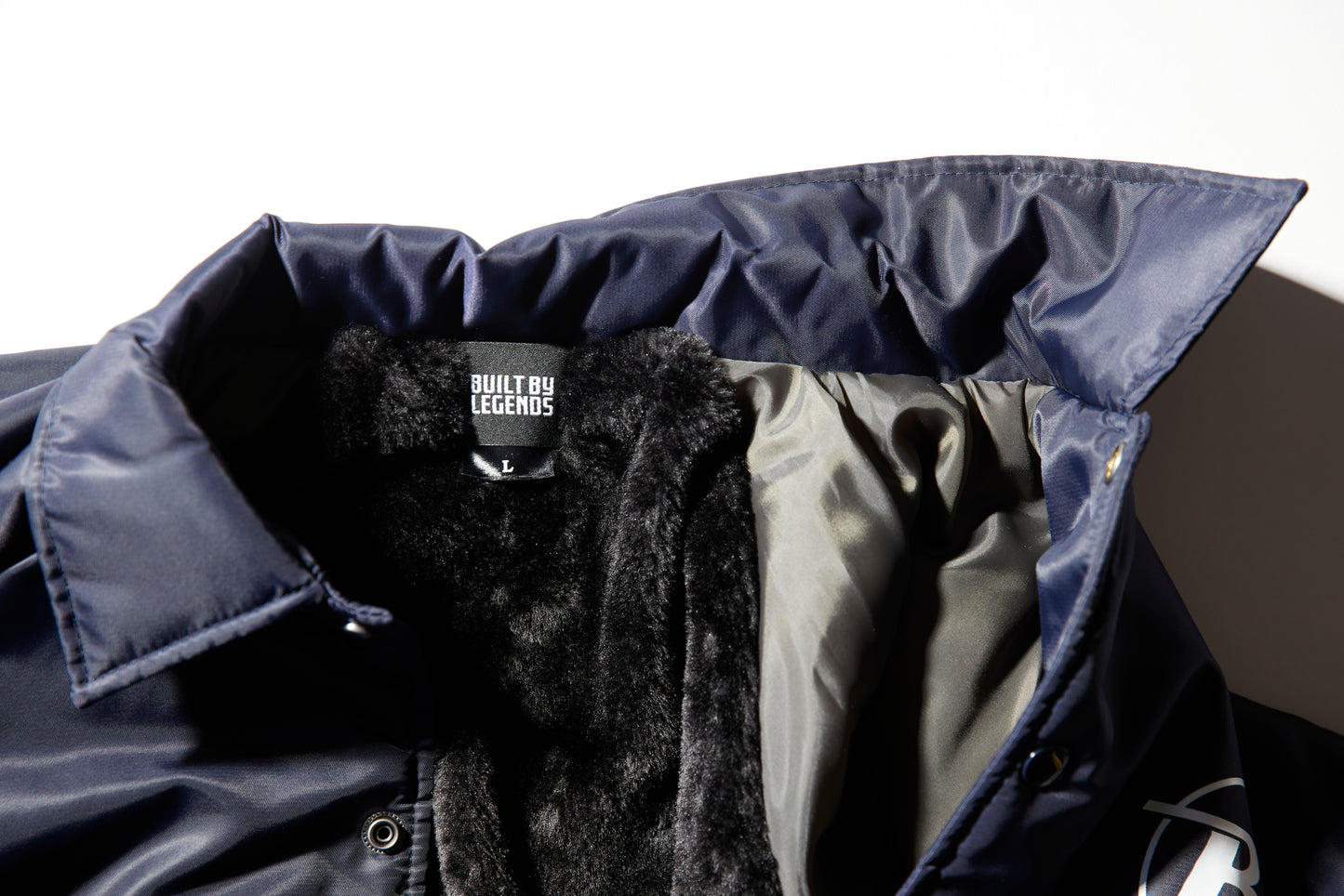 Built By Legends x Garage Yoshida Slogan Coach Jacket w/Boa Lining