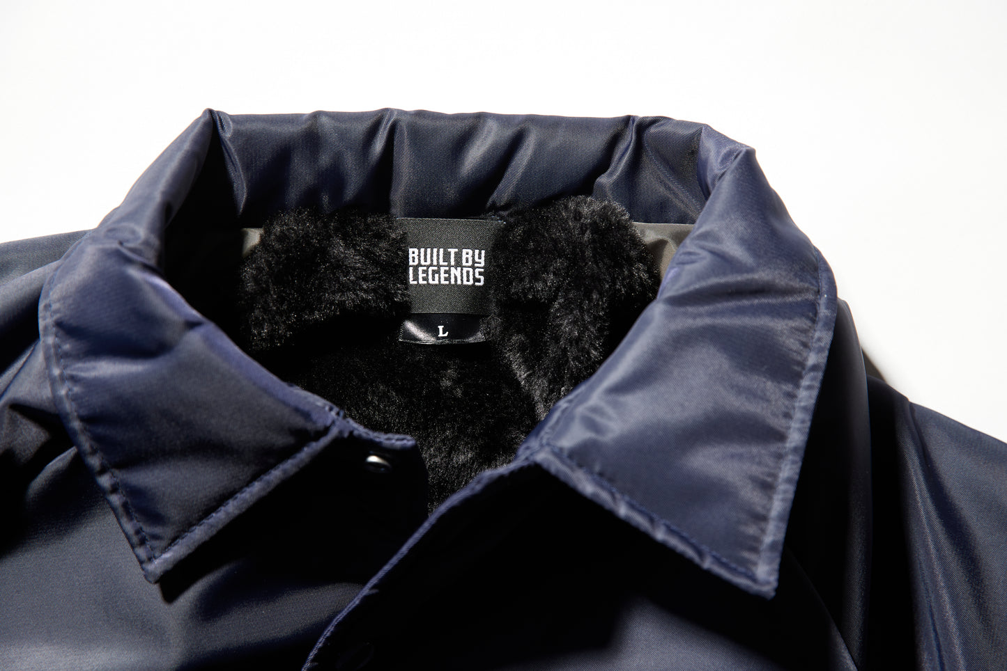 Built By Legends x Garage Yoshida Slogan Coach Jacket w/Boa Lining