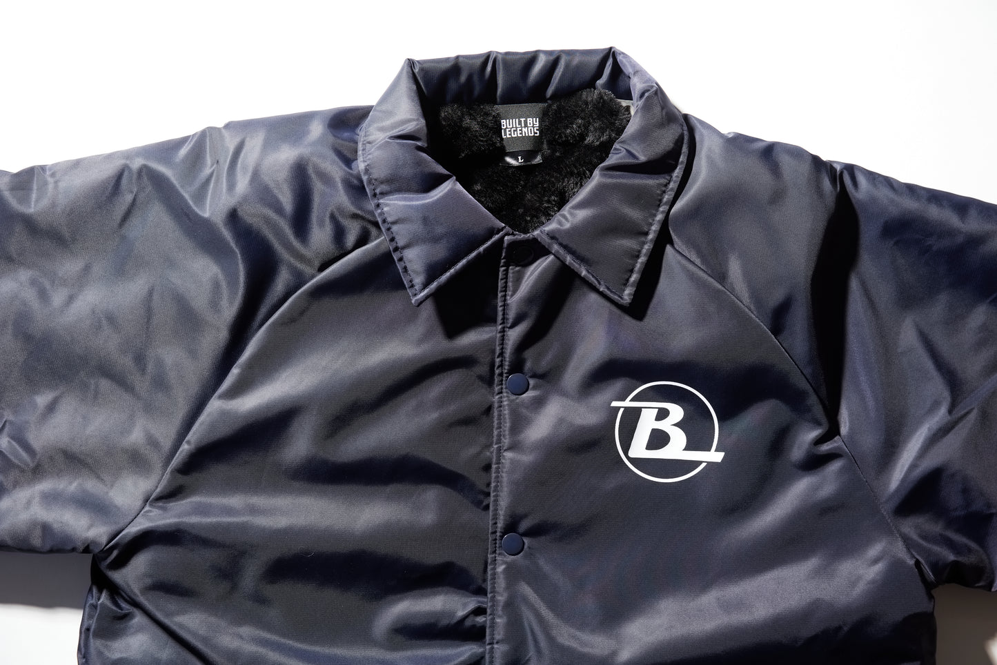 Built By Legends x Garage Yoshida Slogan Coach Jacket w/Boa Lining