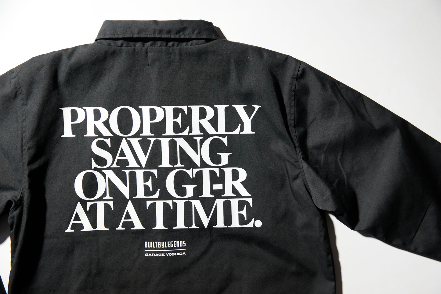 Built By Legends x Garage Yoshida Slogan Coach Jacket