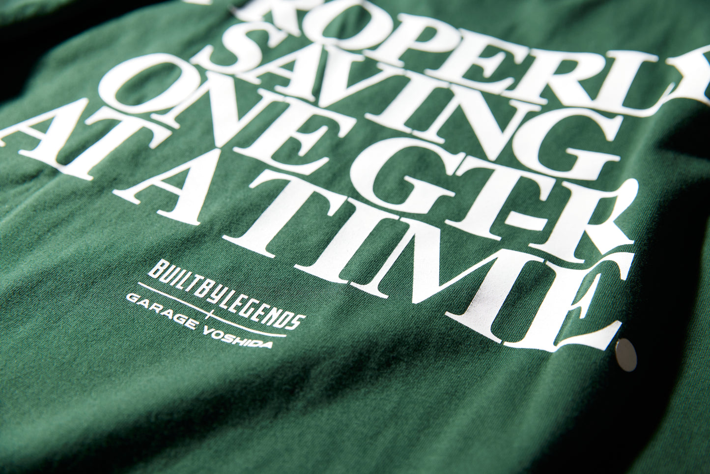 Built By Legends x Garage Yoshida Slogan Tee