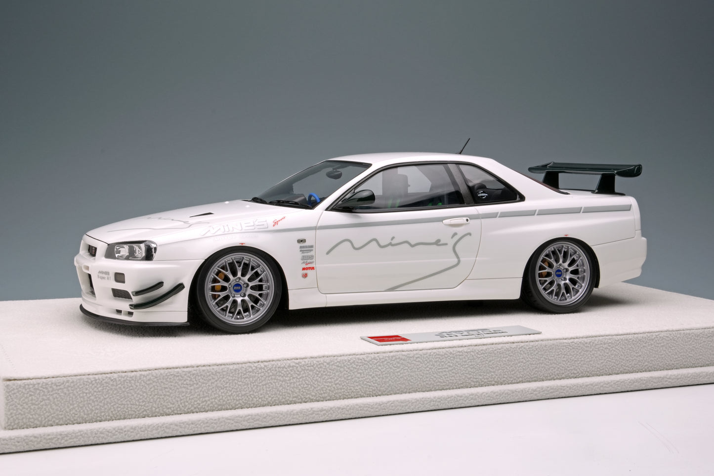 1/18 MINE'S R34 Demo Car BBS Edition