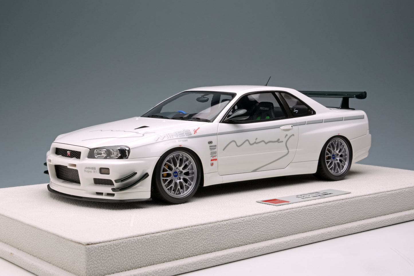 1/18 MINE'S R34 Demo Car BBS Edition