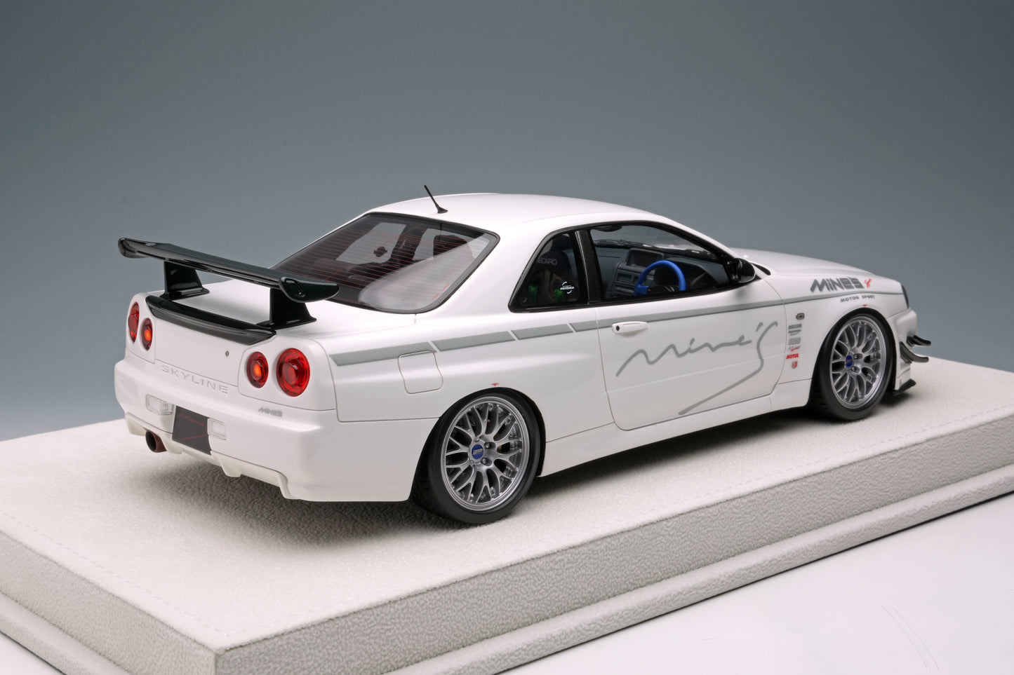 1/18 MINE'S R34 Demo Car BBS Edition