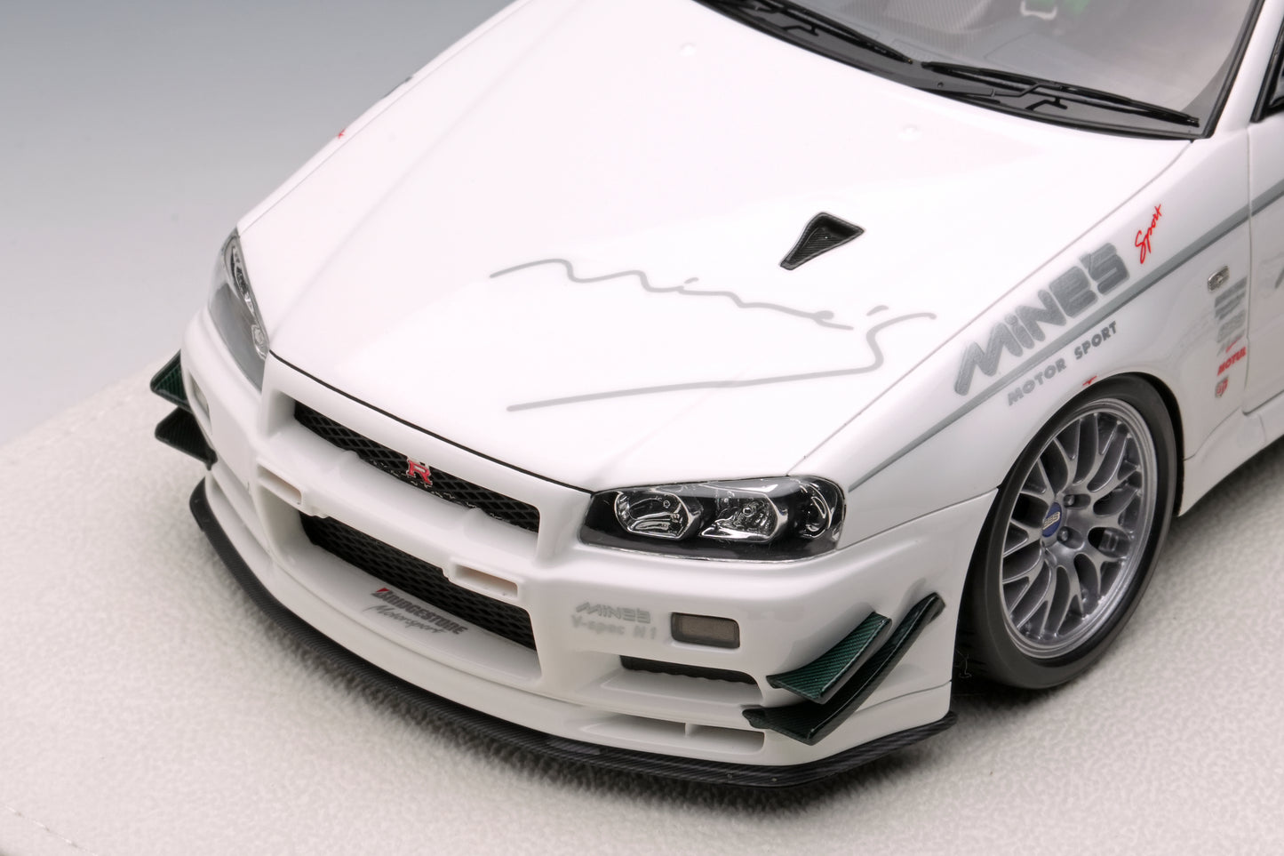 1/18 MINE'S R34 Demo Car BBS Edition