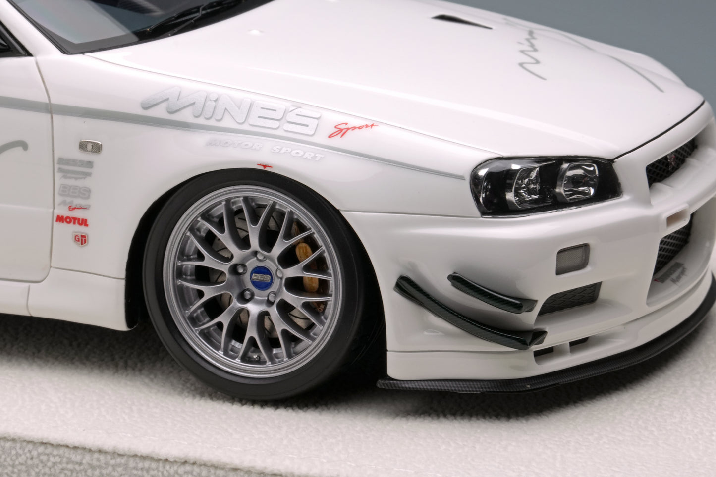 1/18 MINE'S R34 Demo Car BBS Edition
