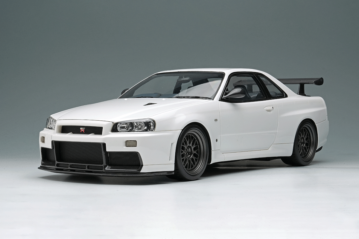 1/18 Built By Legends R34 in Shiranami White – builtbylegends 1/18 Built By Legends R34 in Shiranami White – builtbylegends