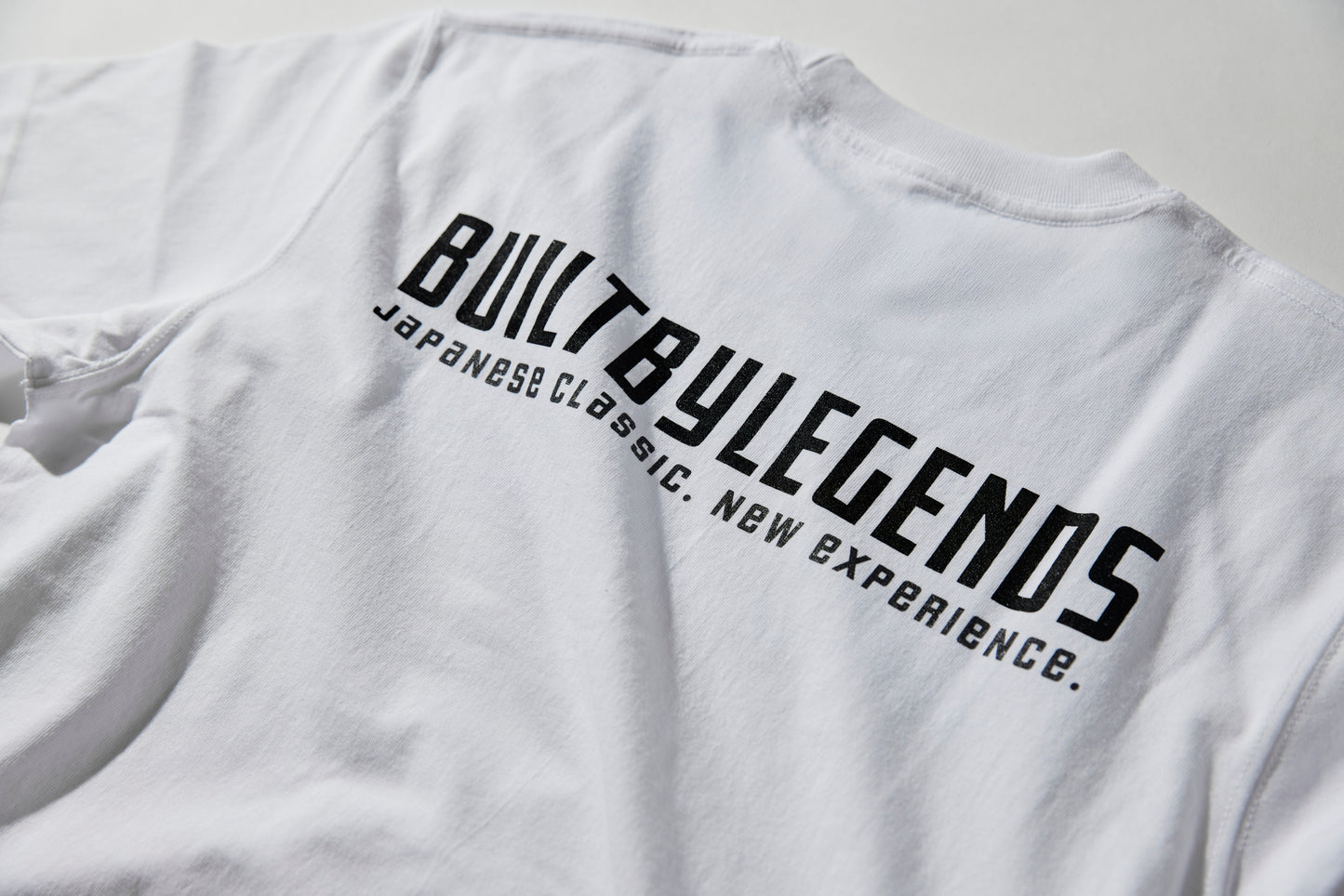 Built By Legends White Crew Tee