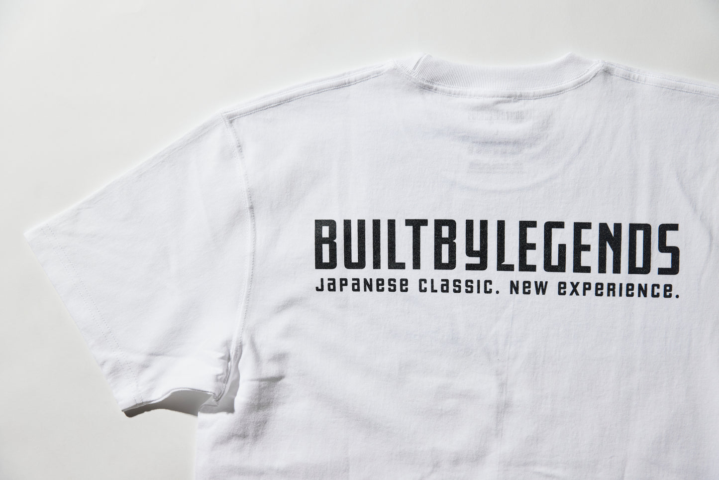 Built By Legends White Crew Tee