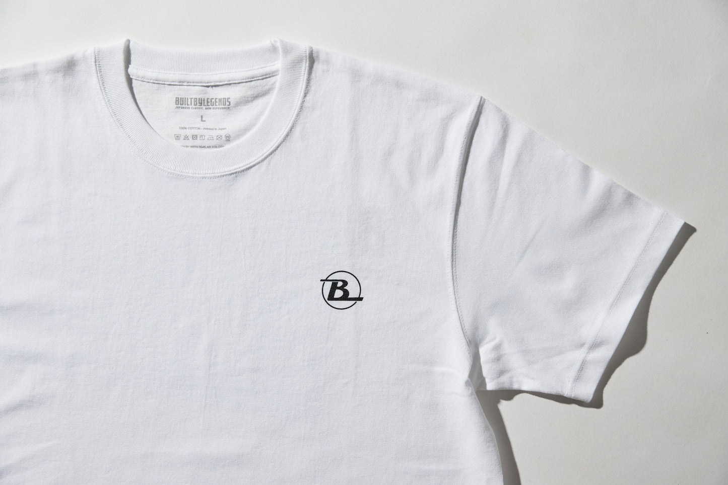 Built By Legends White Crew Tee