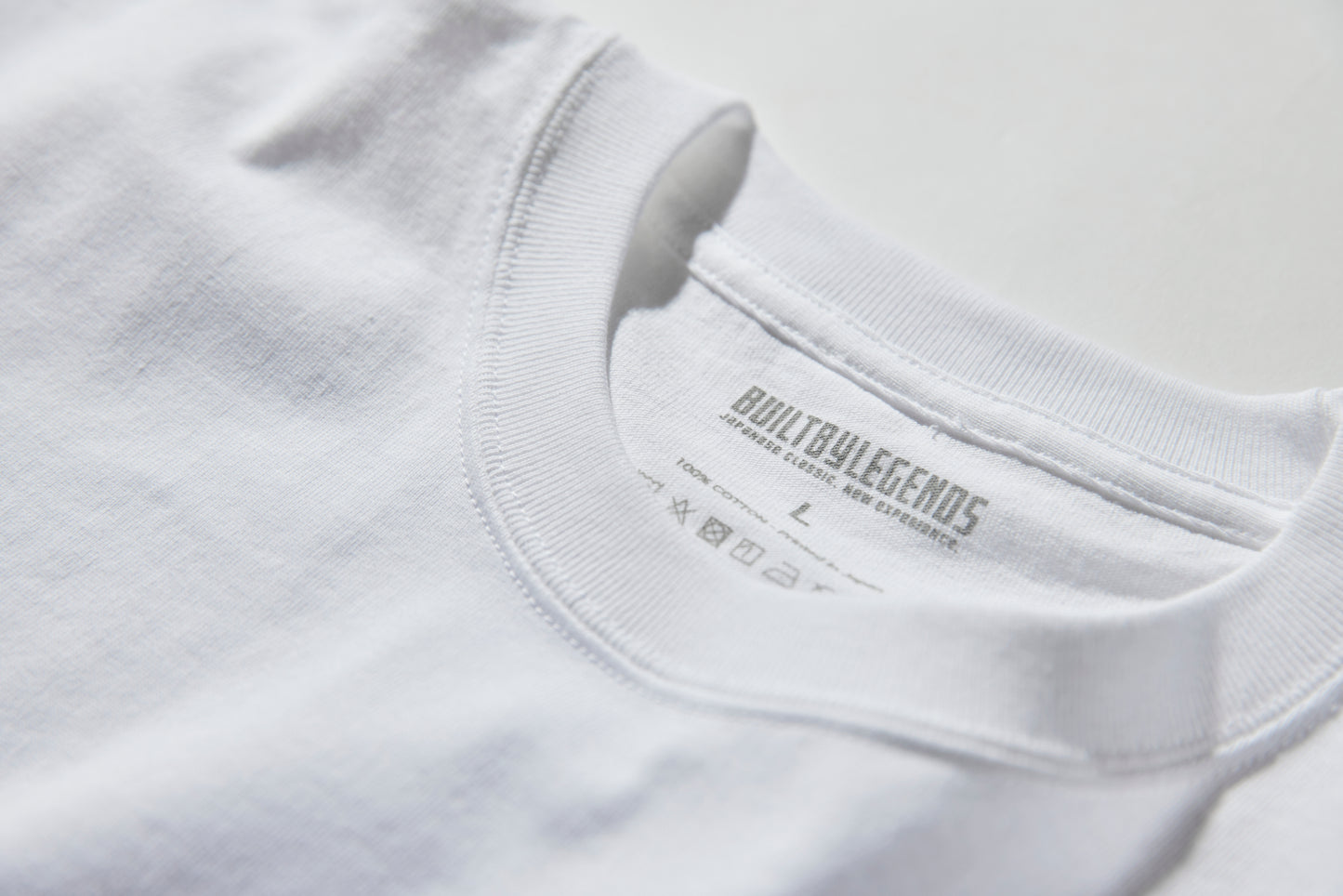 Built By Legends White Crew Tee