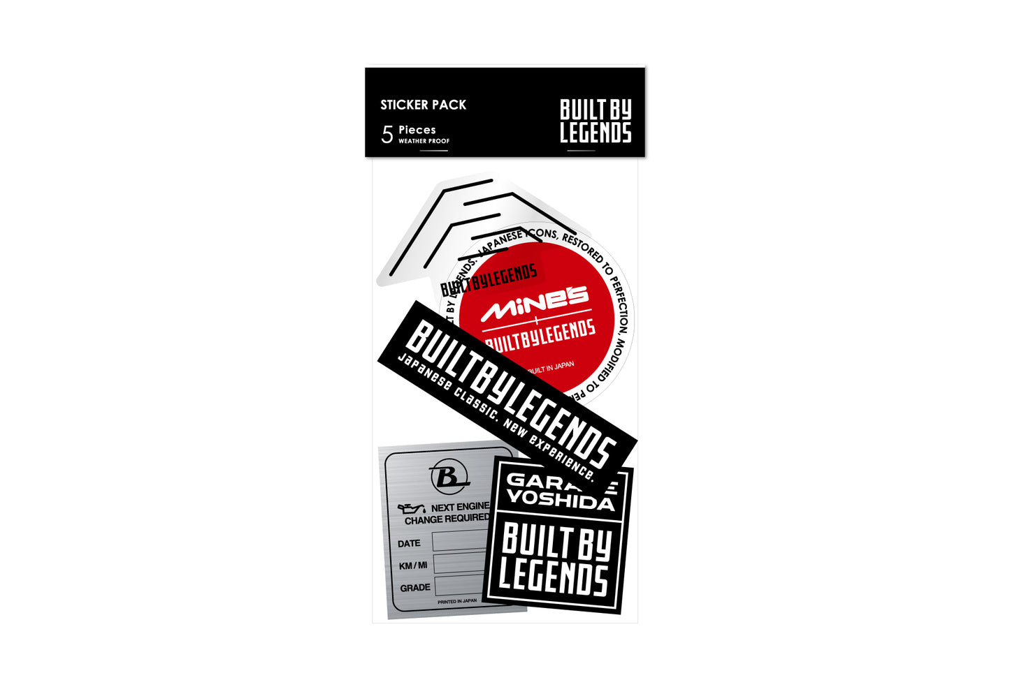 Built By Legends Sticker Pack III