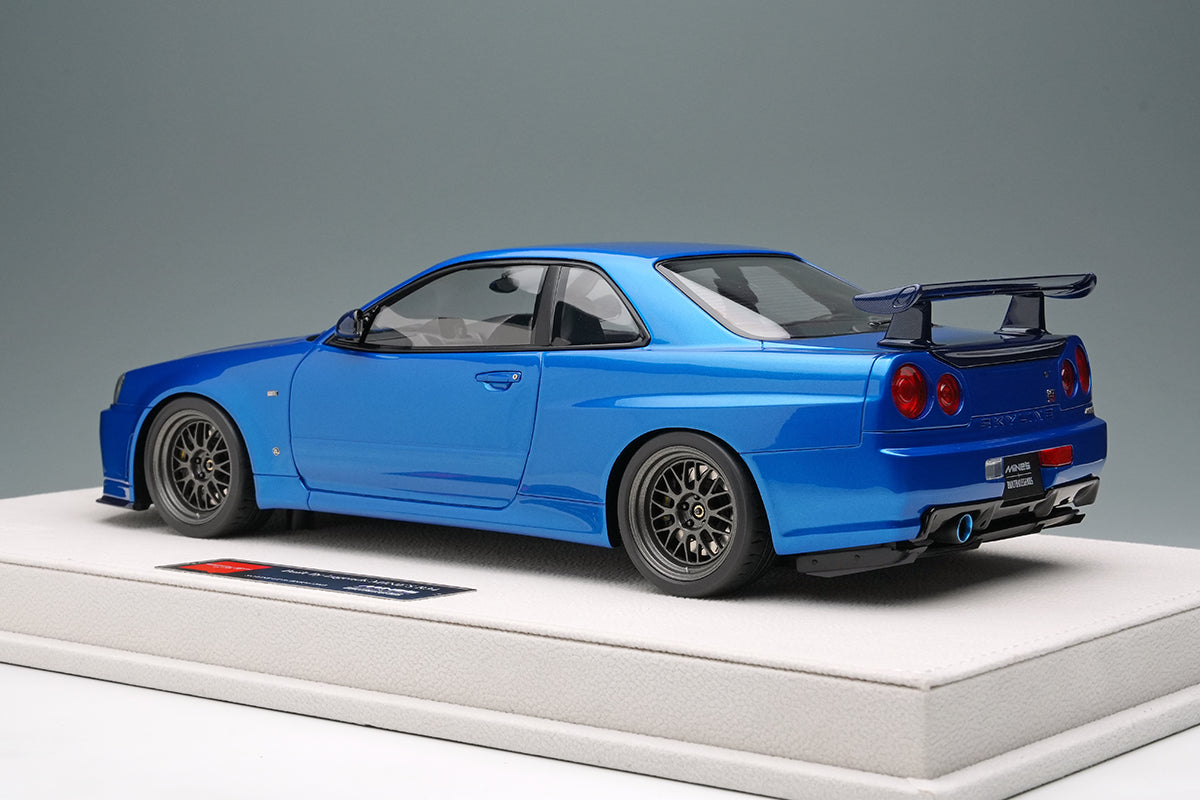 1/18 Built By Legends R34 in Bayside Blue