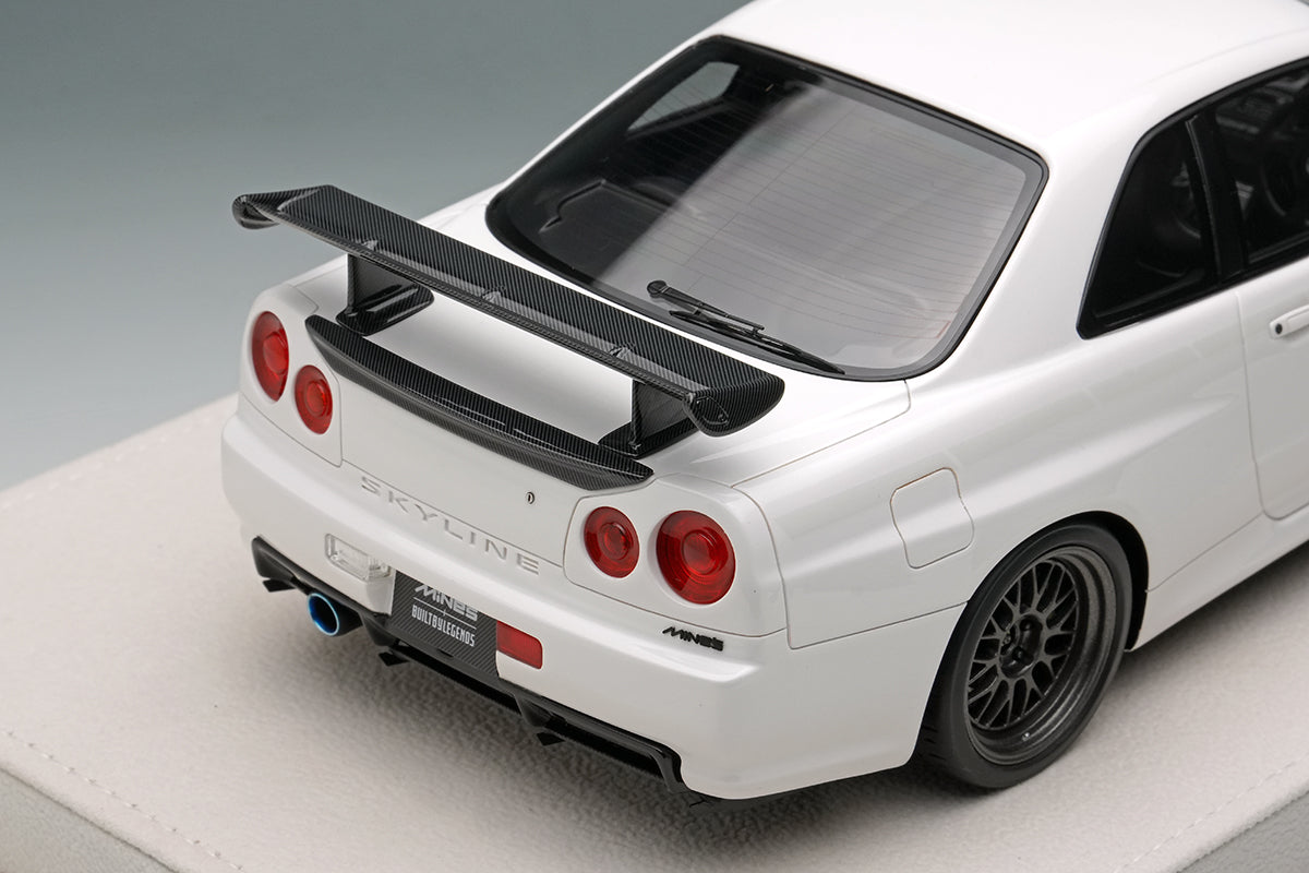 1/18 Built By Legends R34 in Shiranami White