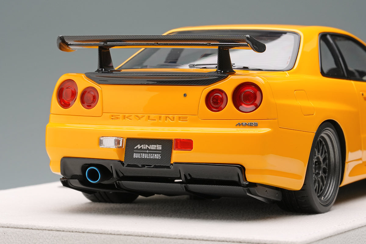 1/18 Built By Legends R34 in Yamabuki Yellow