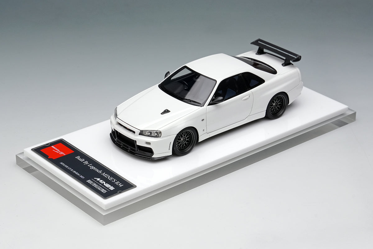 1/43 Built By Legends R34 in Shiranami White – builtbylegends