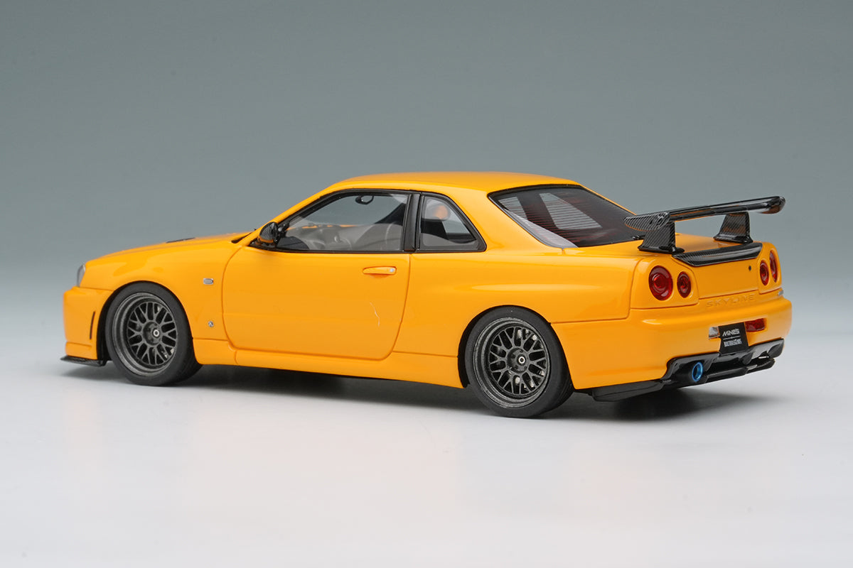 1/43 Built By Legends R34 in Yamabuki Yellow