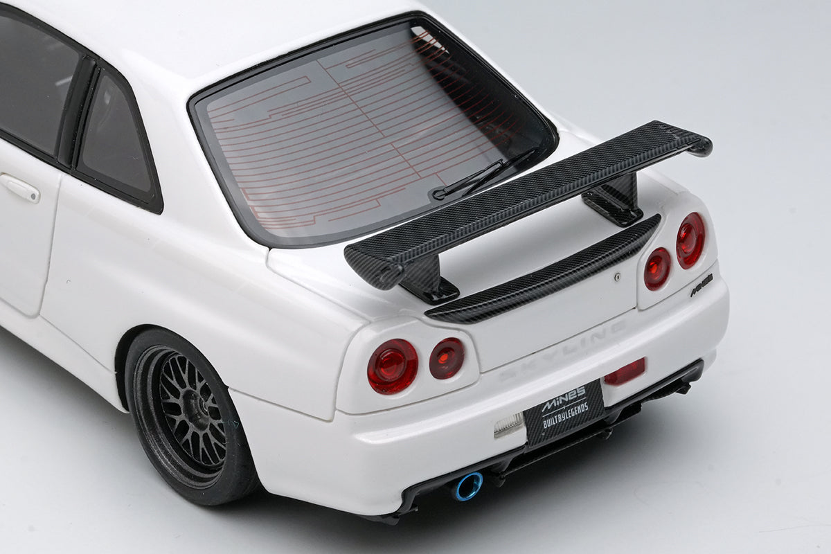 1/43 Built By Legends R34 in Shiranami White – builtbylegends