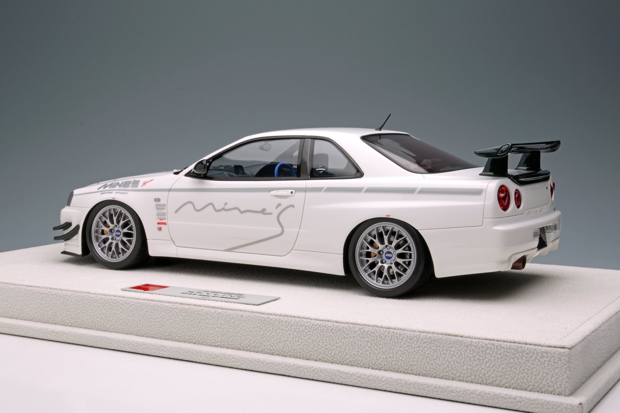 1/18 MINE'S R34 Demo Car BBS Edition – builtbylegends