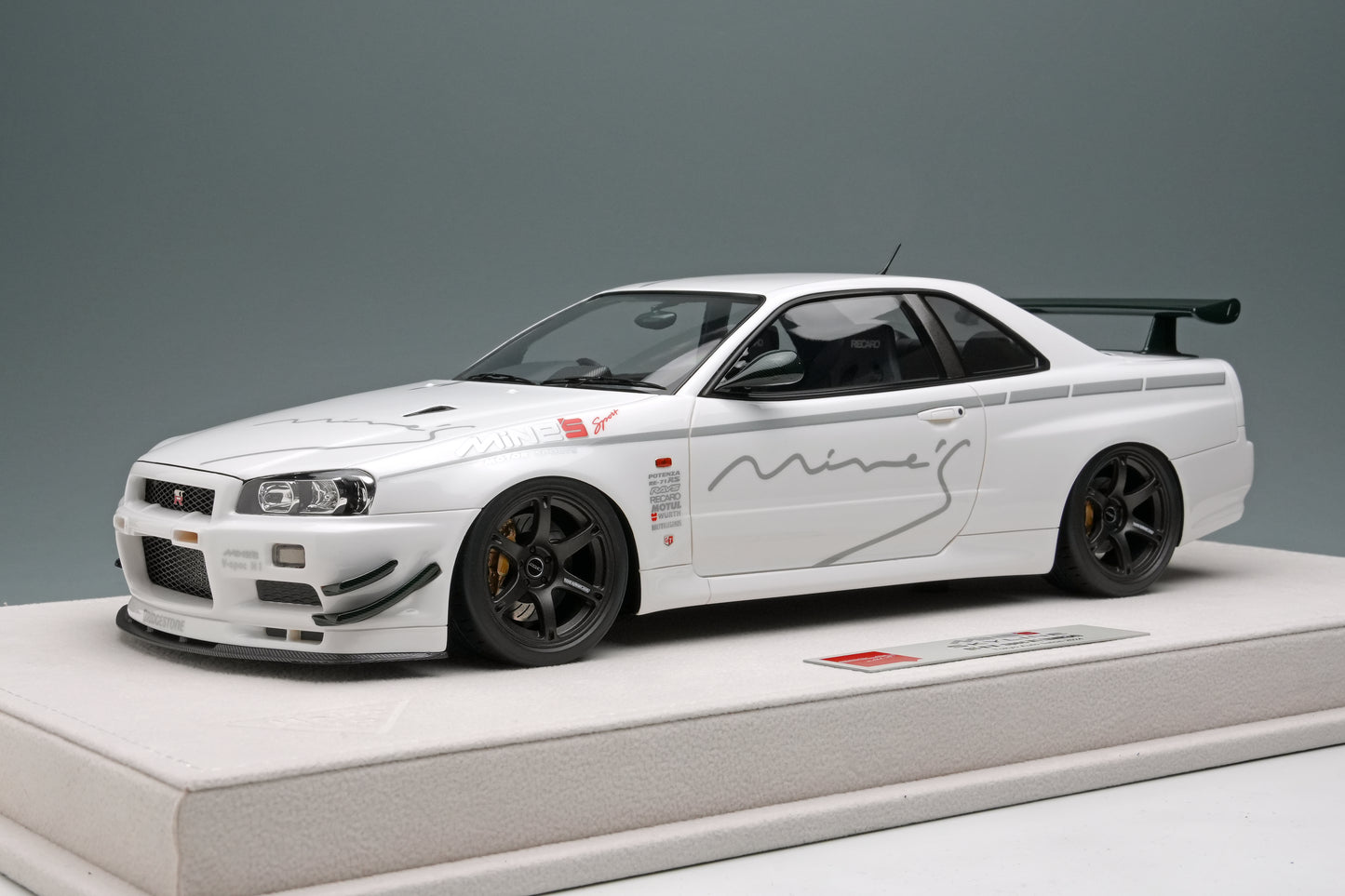 1/18 Limited Edition MINE'S R34 Demo Car TAS 2024