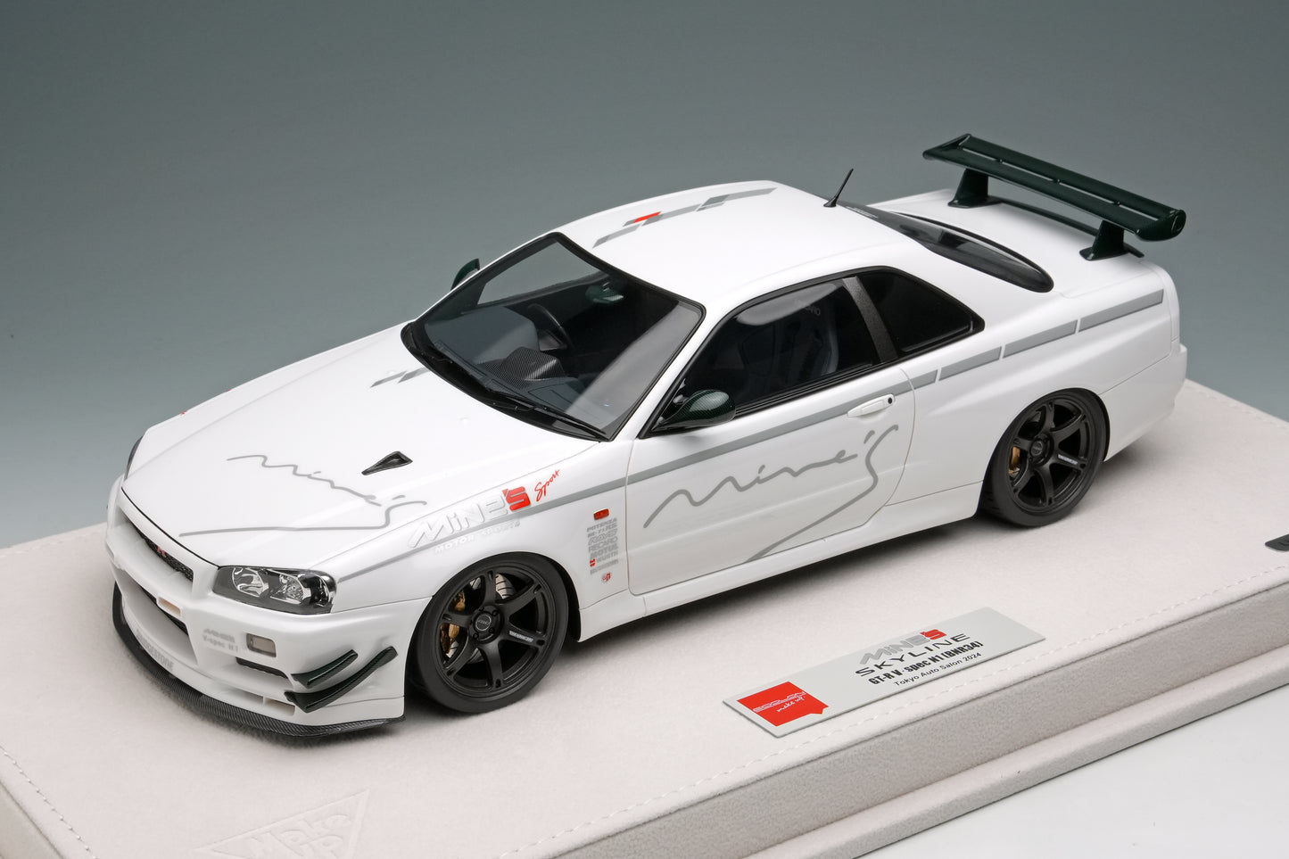 1/18 Limited Edition MINE'S R34 Demo Car TAS 2024