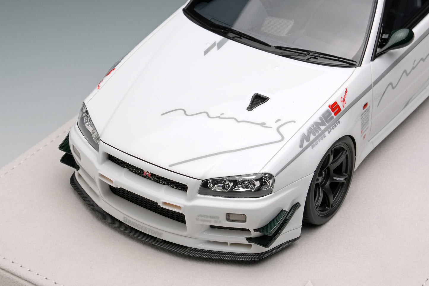 1/18 Limited Edition MINE'S R34 Demo Car TAS 2024
