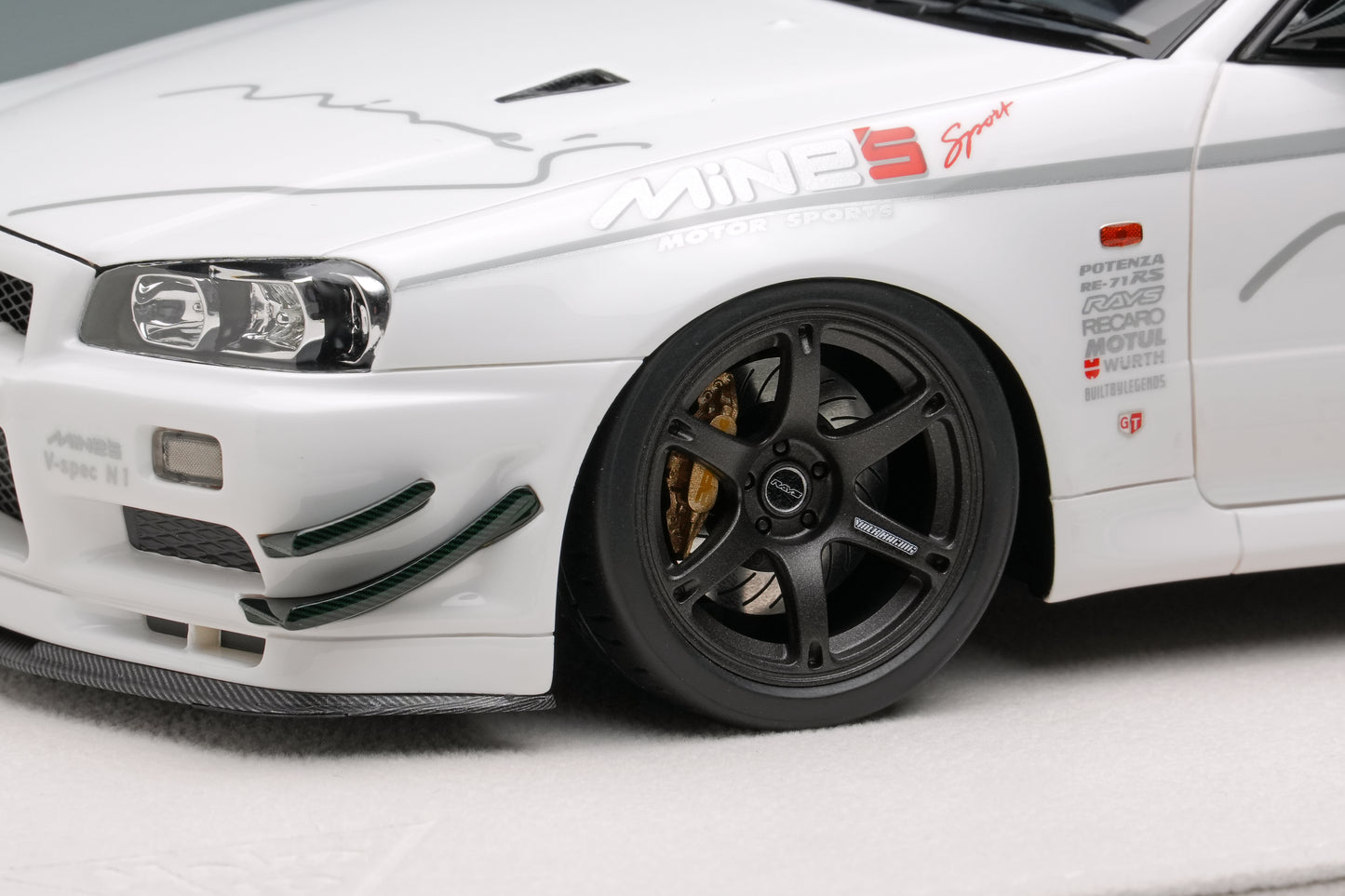 1/18 Limited Edition MINE'S R34 Demo Car TAS 2024