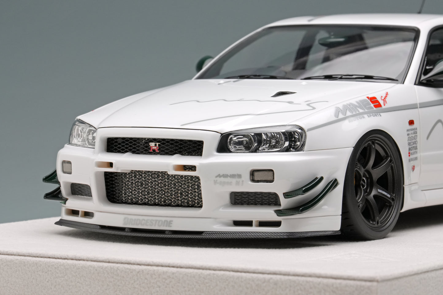 1/18 Limited Edition MINE'S R34 Demo Car TAS 2024