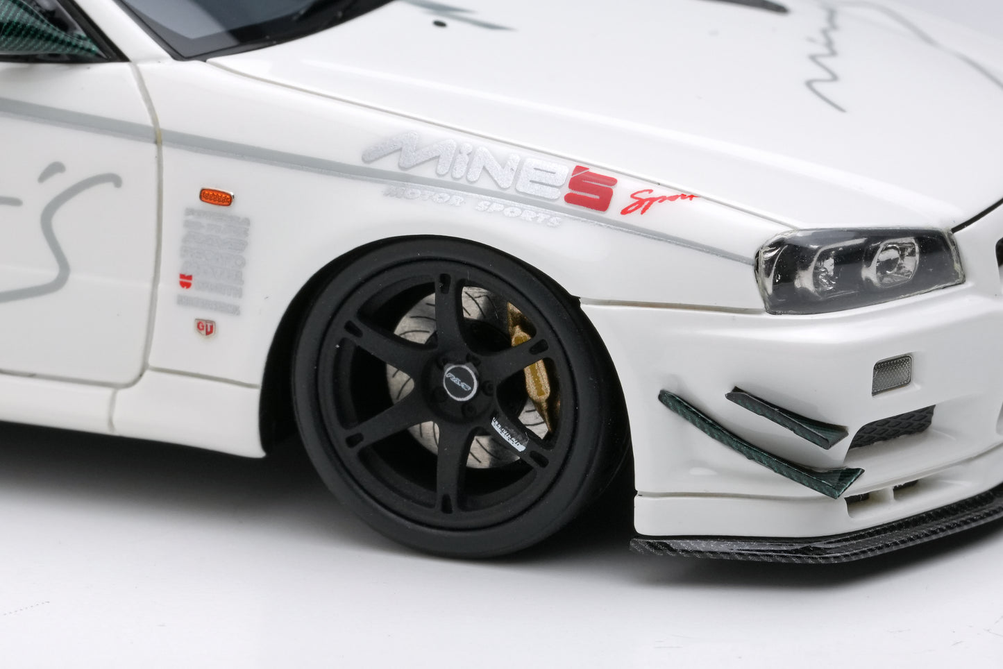 Limited Edition 1/43 MINE'S R34 Demo Car TAS 2024