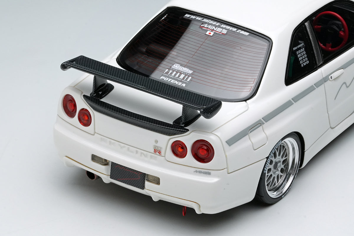 Limited Edition 1/43 MINE'S R34 Demo Car Willow Springs Time Attack Edition