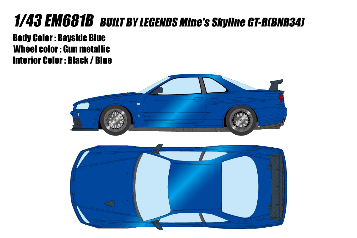 < Pre Order >  1/43 Built By Legends R34