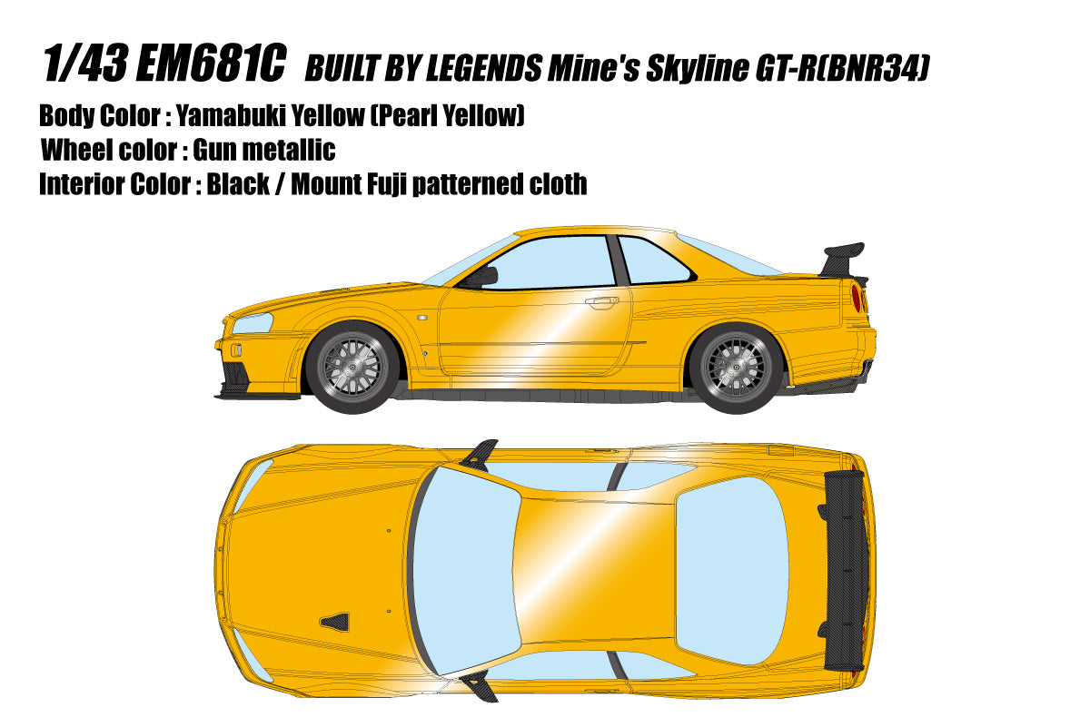 < Pre Order >  1/43 Built By Legends R34