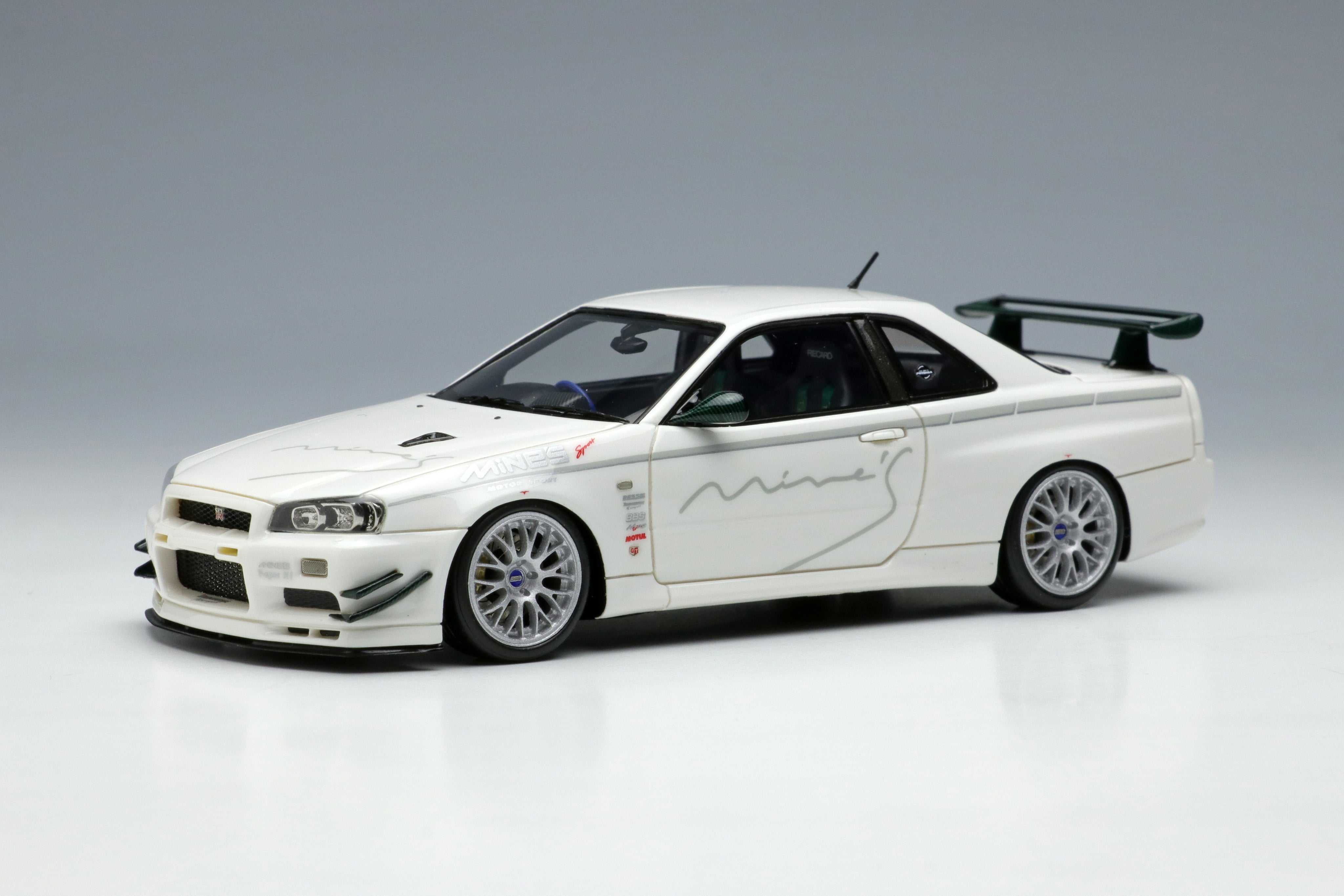 1/43 MINE'S R34 Demo Car BBS Edition – builtbylegends