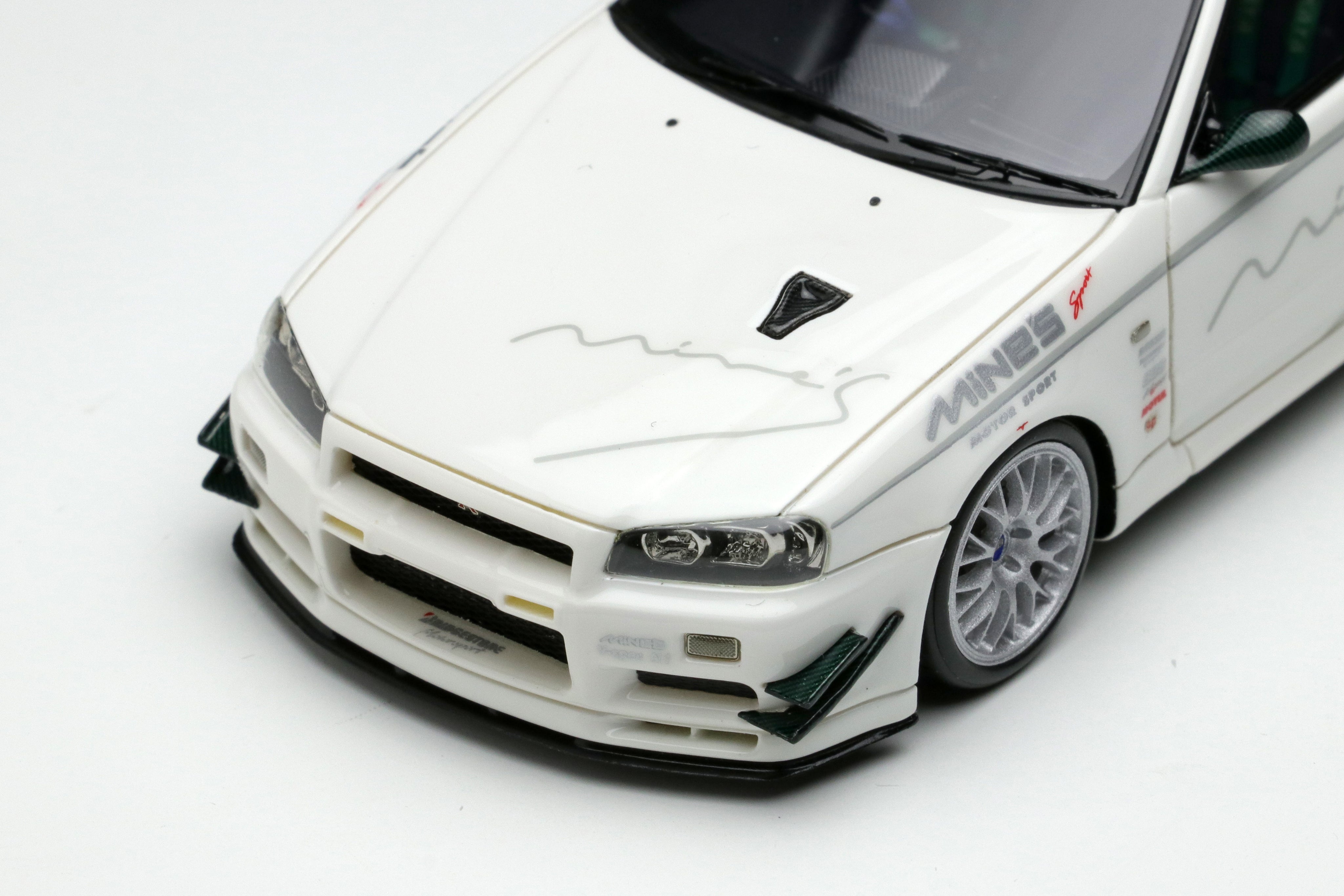 1/43 MINE'S R34 Demo Car BBS Edition – builtbylegends
