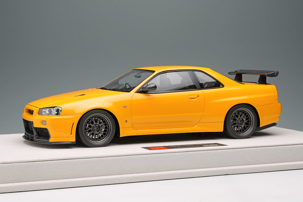 1/18 Built By Legends R34 in Yamabuki Yellow